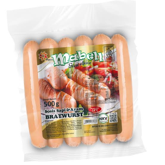 Sosis Bratwurst Mini 500 grm